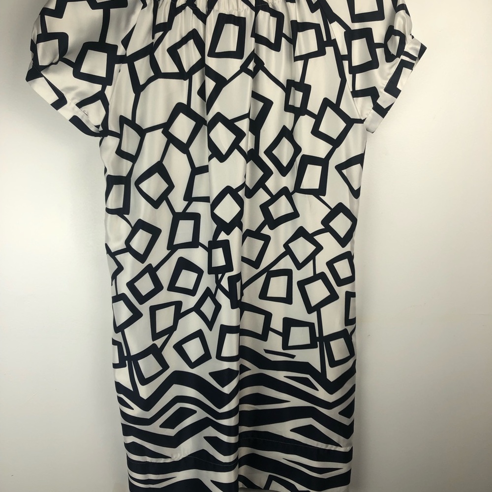 Calvin Klein dress shirt with multi square print